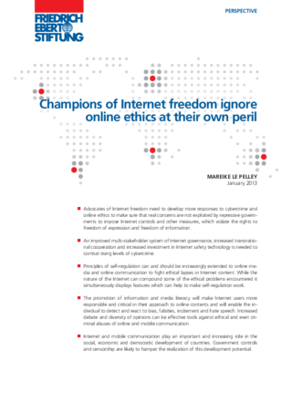 Champions of internet freedom ignore online ethics at their own peril