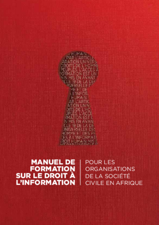 Manuel de formation sur le droit à l'information