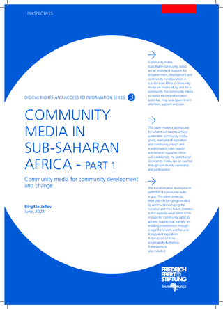 Community media in Sub-Saharan Africa - Part 1