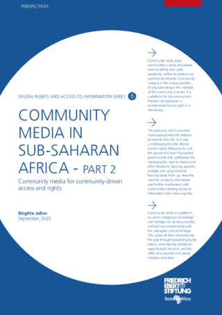 Community media in Sub-Saharan Africa - Part 2