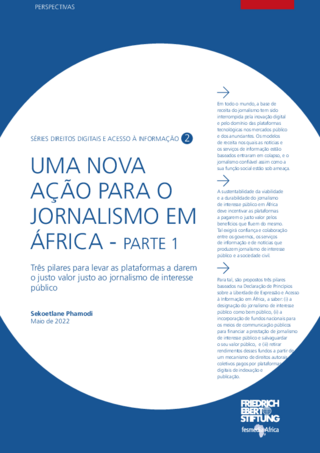Uma nova ação para o jornalismo em África - parte 1