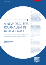 A new deal for journalism in Africa - Part 2