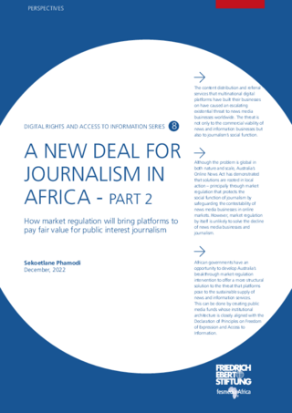 A new deal for journalism in Africa - Part 2