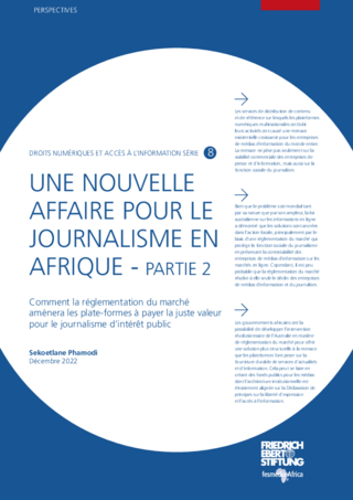 Une nouvelle entente du journalisme en Afrique - partie 2