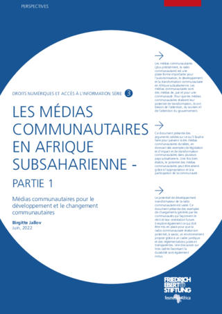 Les médias communautaires en Afrique Subsaharienne - partie 1