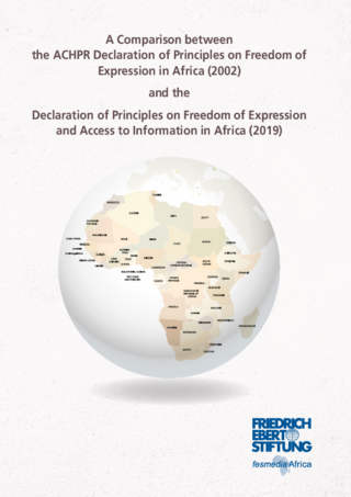 A comparison between the ACHPR Declaration of Principles on Freedom of Expression in Africa (2002) and the Declaration of Principles on Freedom of Expression and Access to Information in Africa (2019)