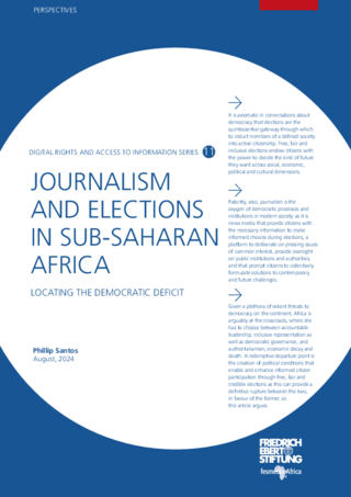 Journalism and elections in Sub-Saharan Africa