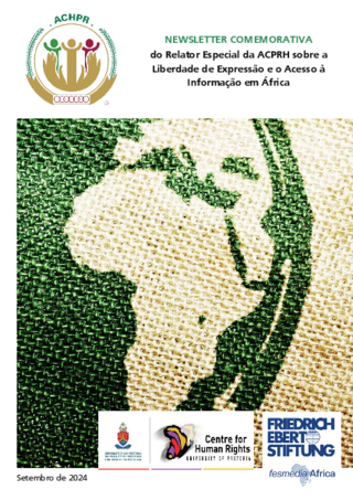Newsletter comemorativa do relator especial da ACPRH sobre a liberdade de expressão e o acesso à informação em África